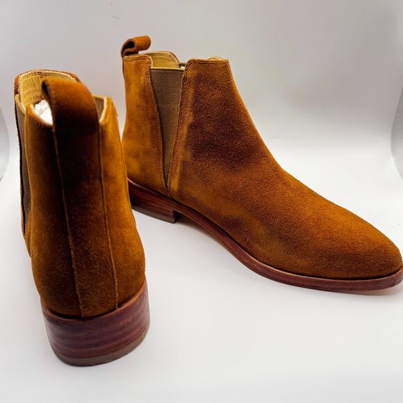 Nisolo Chelsea Boots Women?s Size 6 Nutmeg Suede Leather | New in Box - Picture 3 of 5